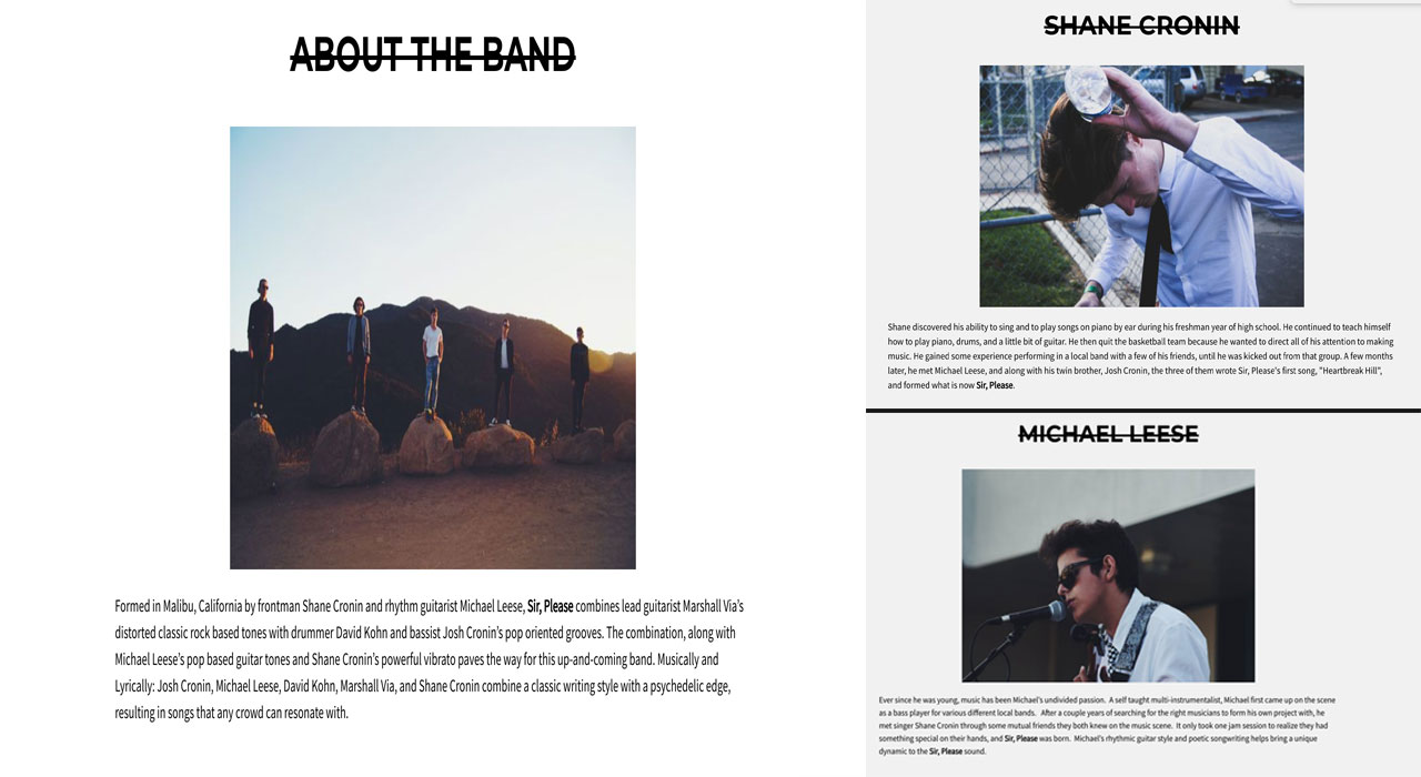 Website Design Inspiration: Best Rock Music Websites