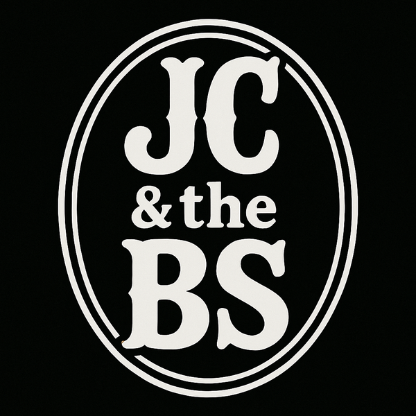 JC and the BS band stickers 3" x 3"