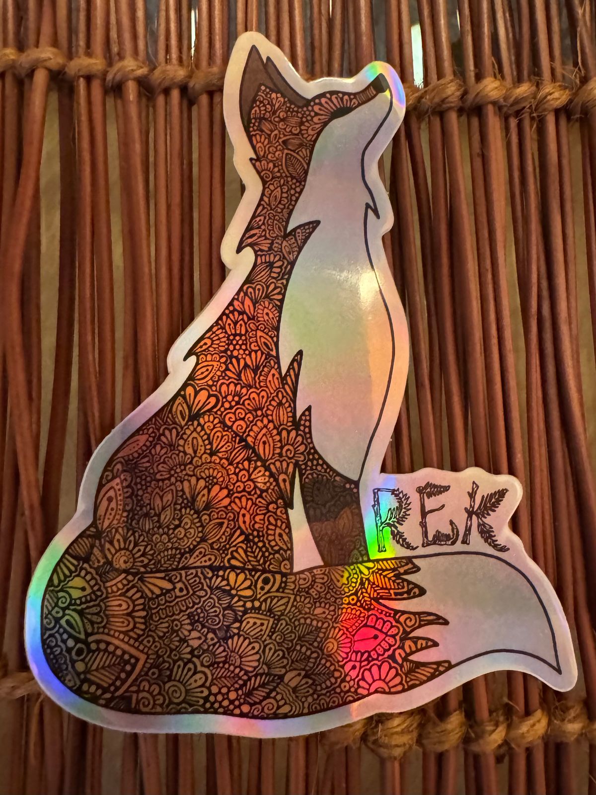 Rek's Fox - Vinyl Sticker
