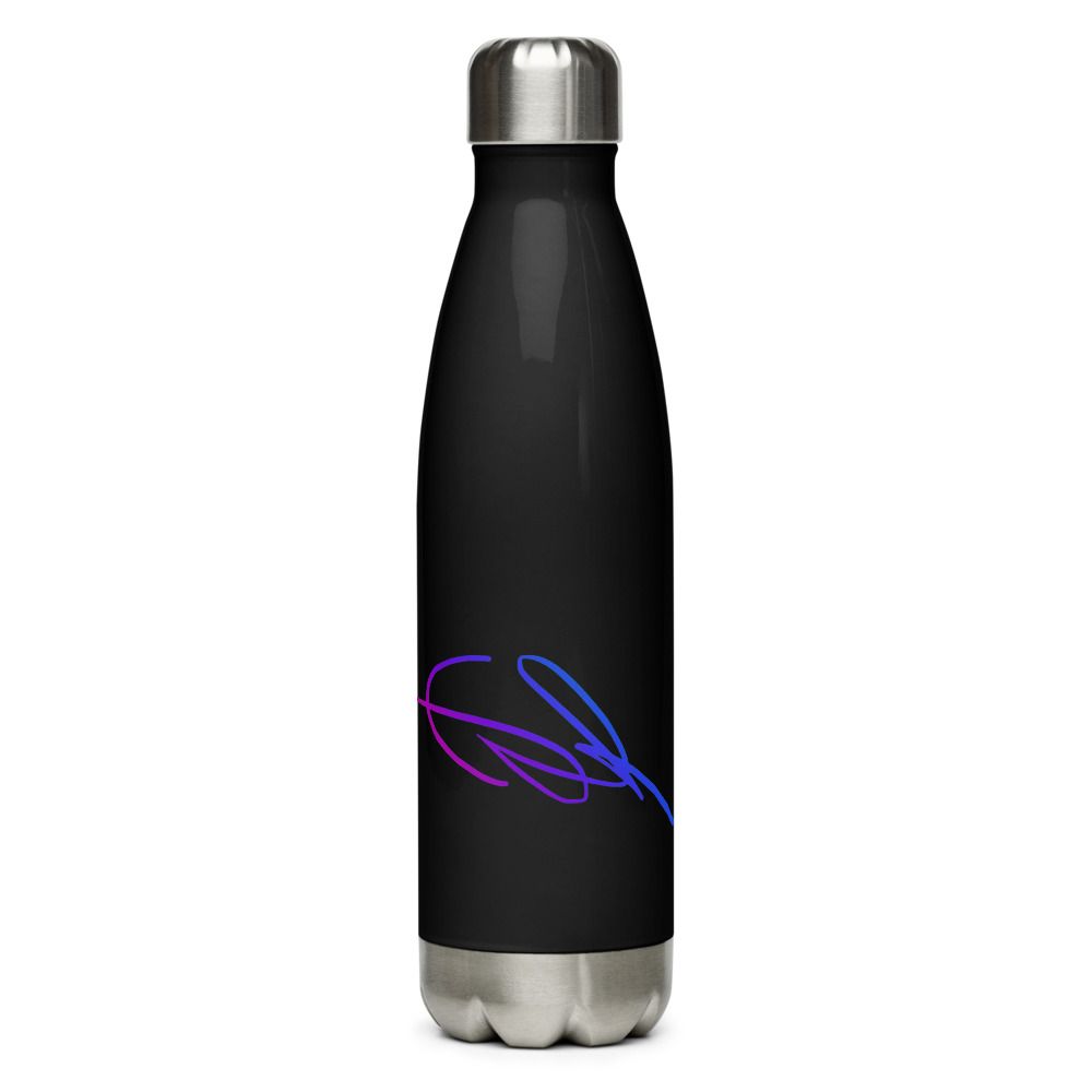 Ezekiel Mianscum Signature Stainless Steel Water Bottle - Black