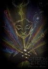 SERIE "COSMIC CONNECTION" ֎ Postkarten Set 10-teilig