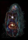 SERIE "COSMIC CONNECTION" ֎ Postkarten Set 10-teilig