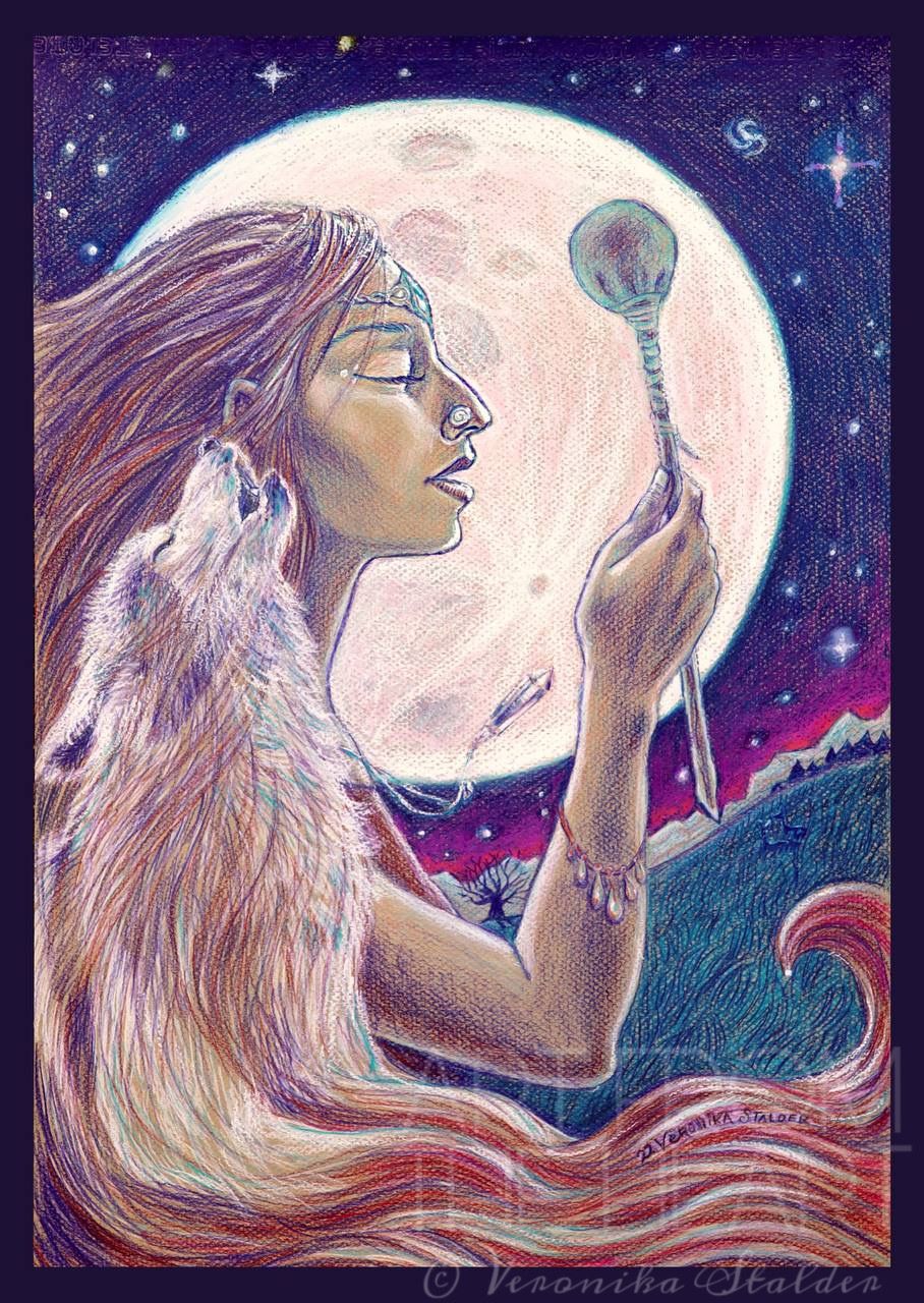 SERIE "COSMIC CONNECTION" ֎ Postkarten Set 10-teilig