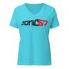 Basic Logo Women's Relaxed V-Neck T-Shirt - Bella Canvas