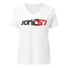 Basic Logo Women's Relaxed V-Neck T-Shirt - Bella Canvas