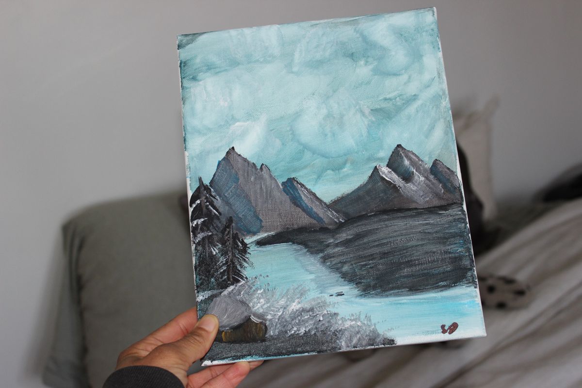 Bob Ross Painting