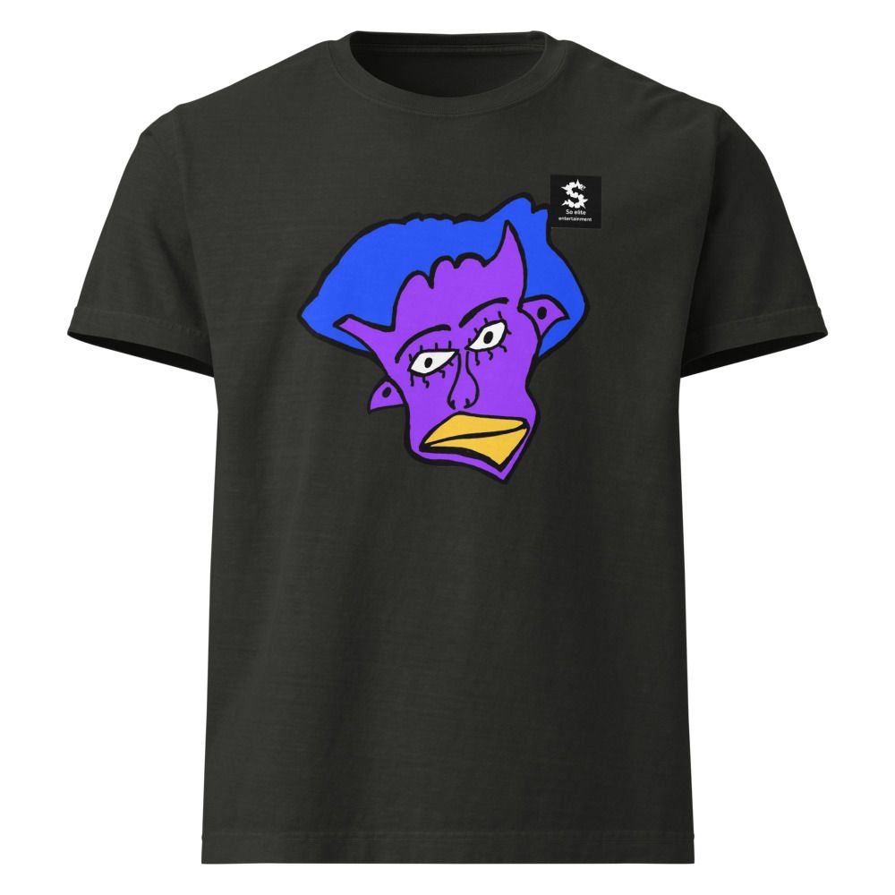 Purple face tee Unisex Heavyweight Garment Dye Tee | Bella + Canvas 4810GD