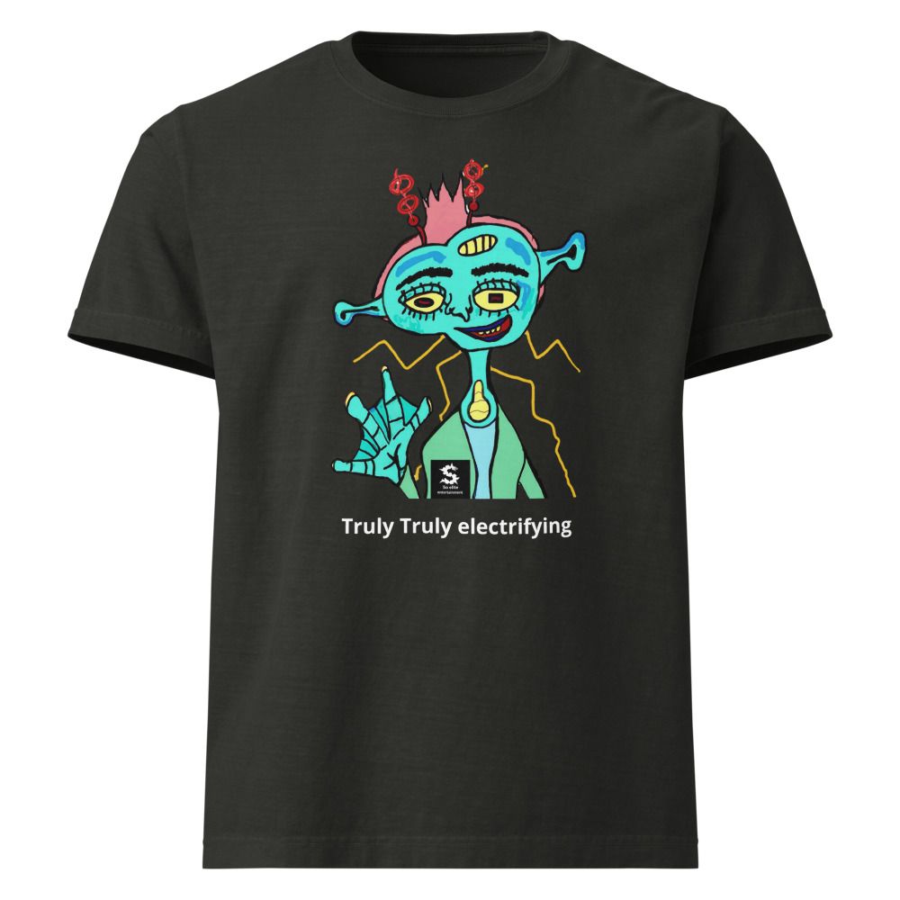 Electric alien Unisex Heavyweight Garment Dye Tee | Bella + Canvas 4810GD