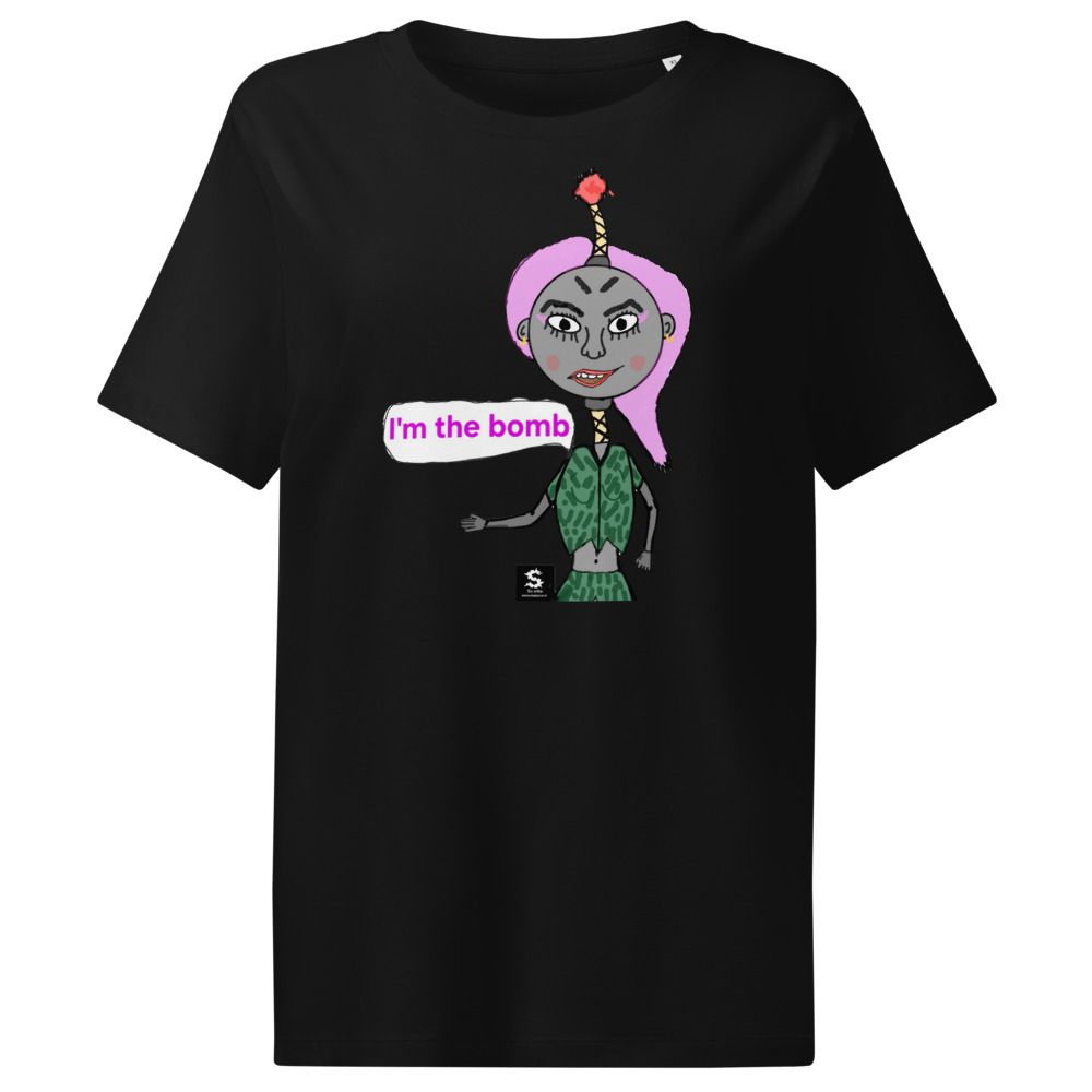 I'M THE BOMB Women's Organic Ribbed Neck Stella Muser T-Shirt | Stanley/Stella SATW002