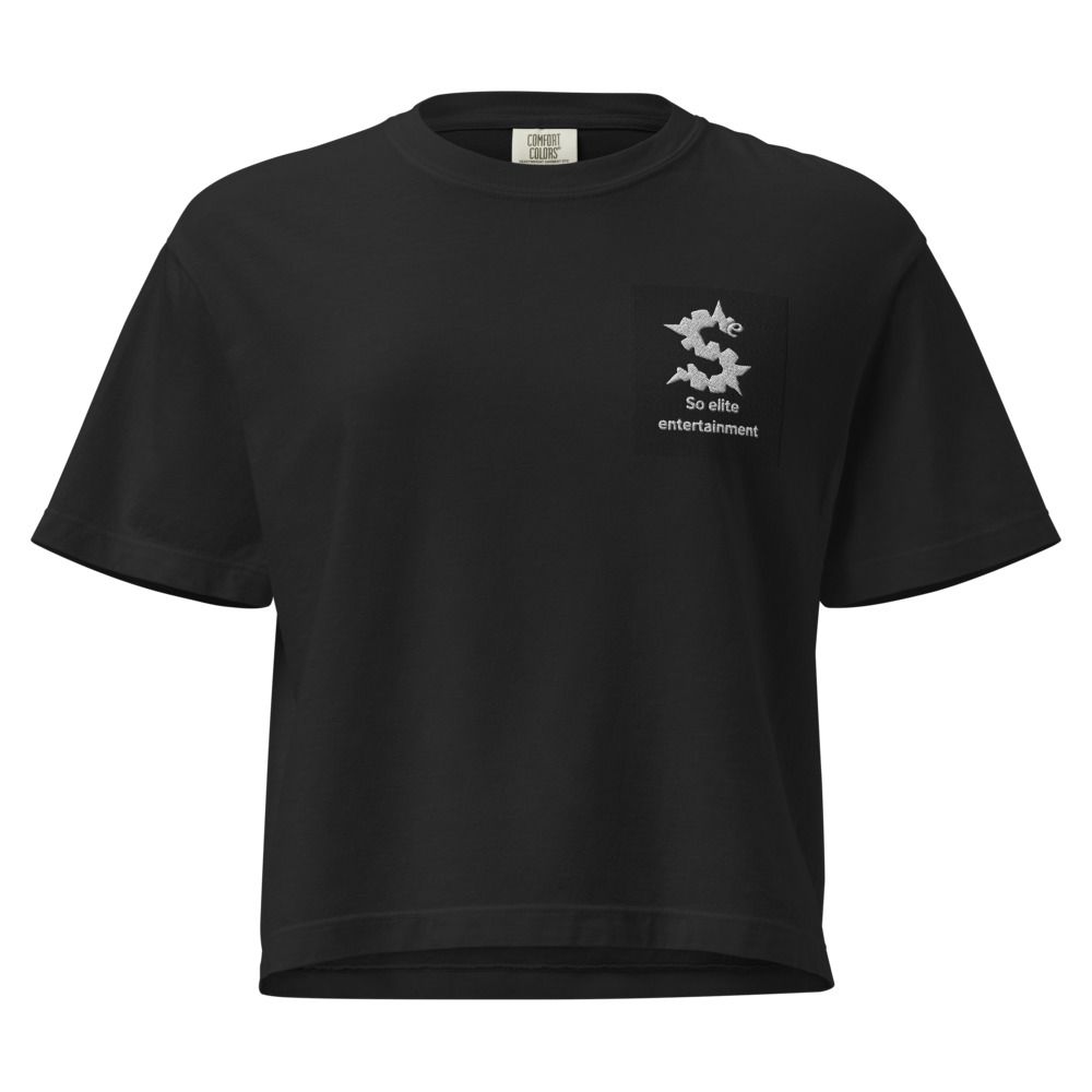 So elite entertainment shirt. Women's Heavyweight Boxy T-Shirt | Comfort Colors 3023CL