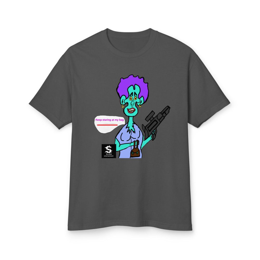 Keep staring at my bag Unisex Garment-Dyed Heavyweight Cotton Tee | American Apparel 1301GD