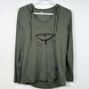 S ★ HOODED LONG SLEEVE TEE