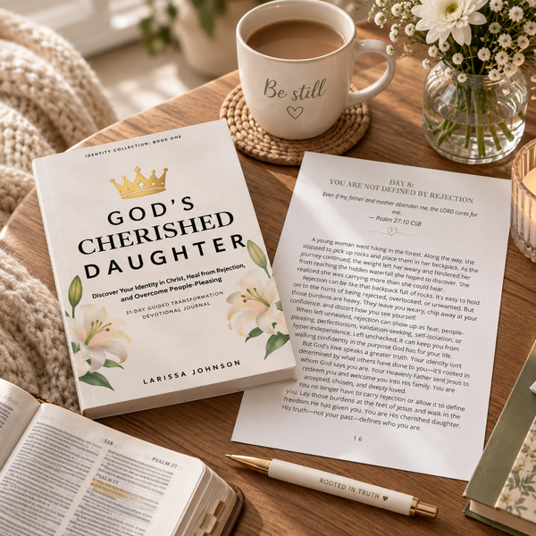 God's Cherished Daughter: A 31-Day Guided Transformation Devotional Journal (Paperback & Printable)