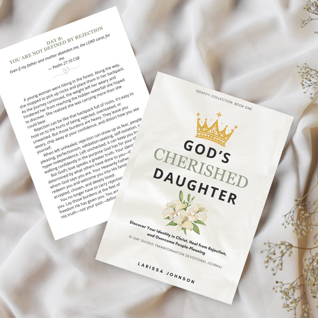 God's Cherished Daughter: A 31-Day Guided Transformation Devotional Journal (Printable)