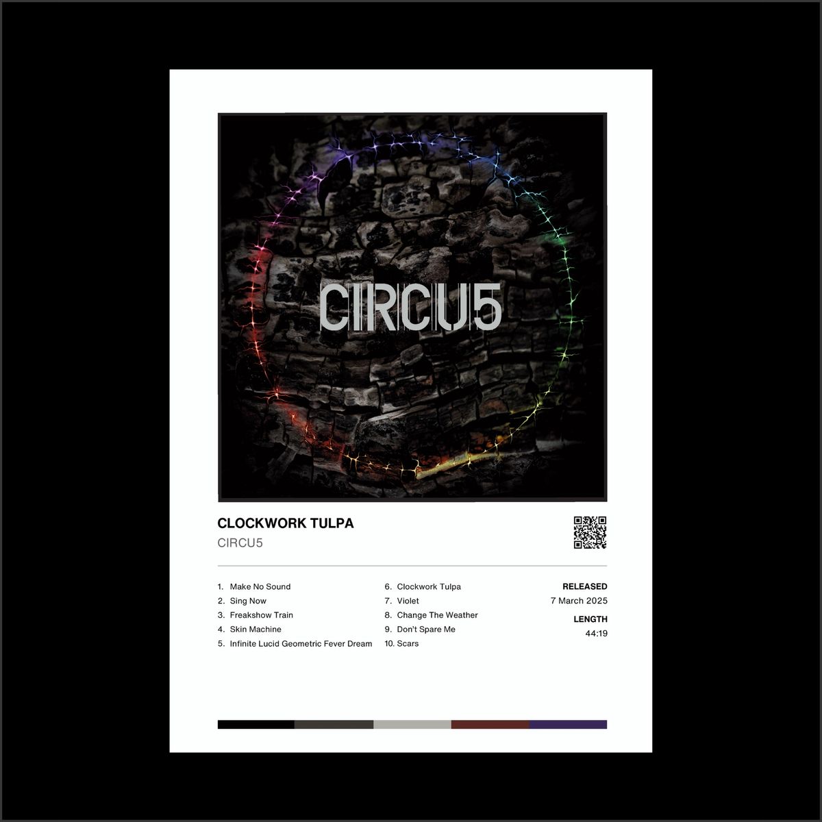 Signed Clockwork Tulpa A4 print