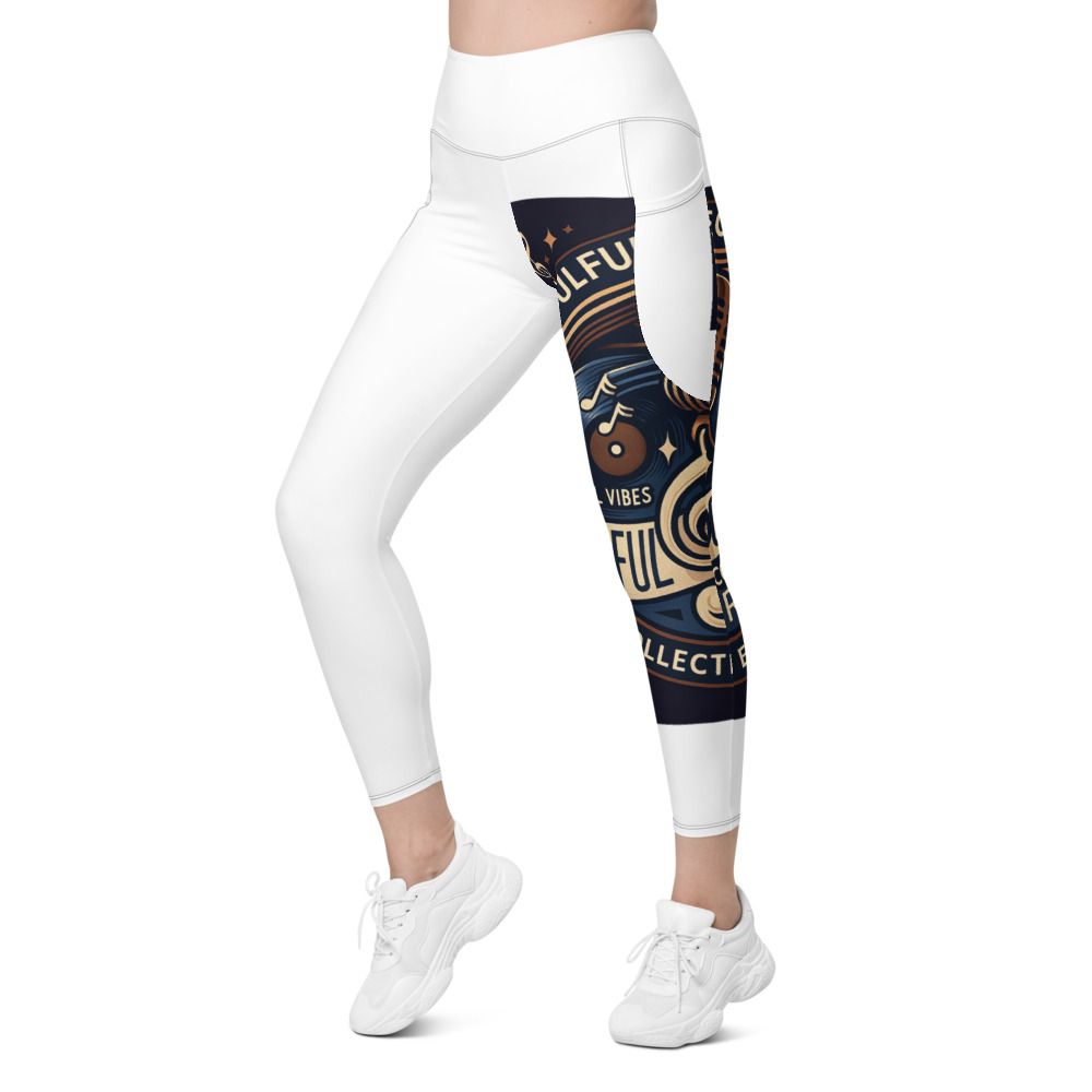 All-Over Print Recycled Leggings with Pockets