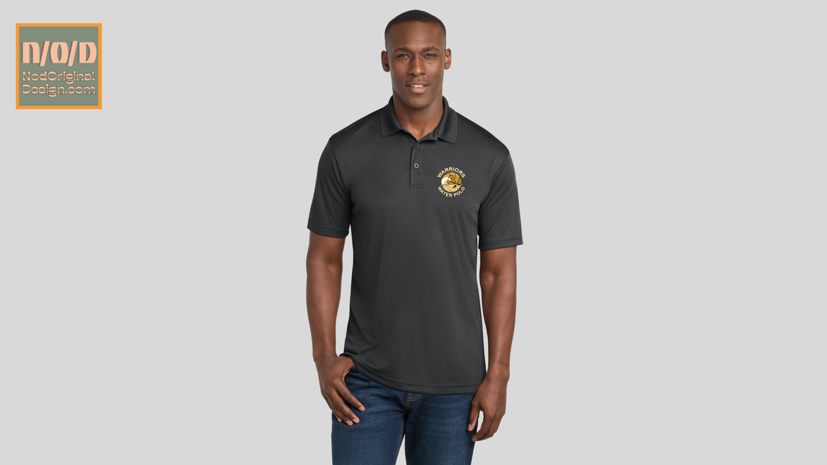 006 - Iron Grey - Moisture Wicking Performance Polo