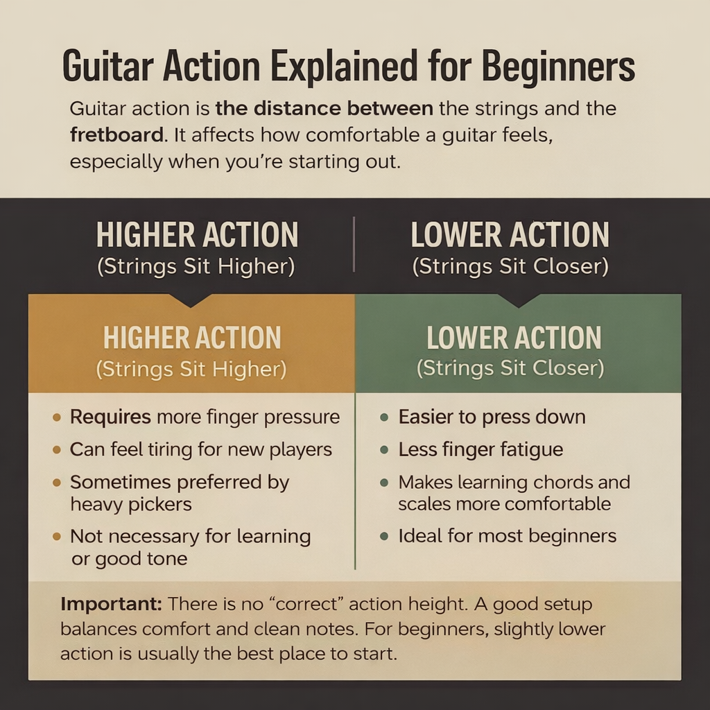 guitar Action explained picture