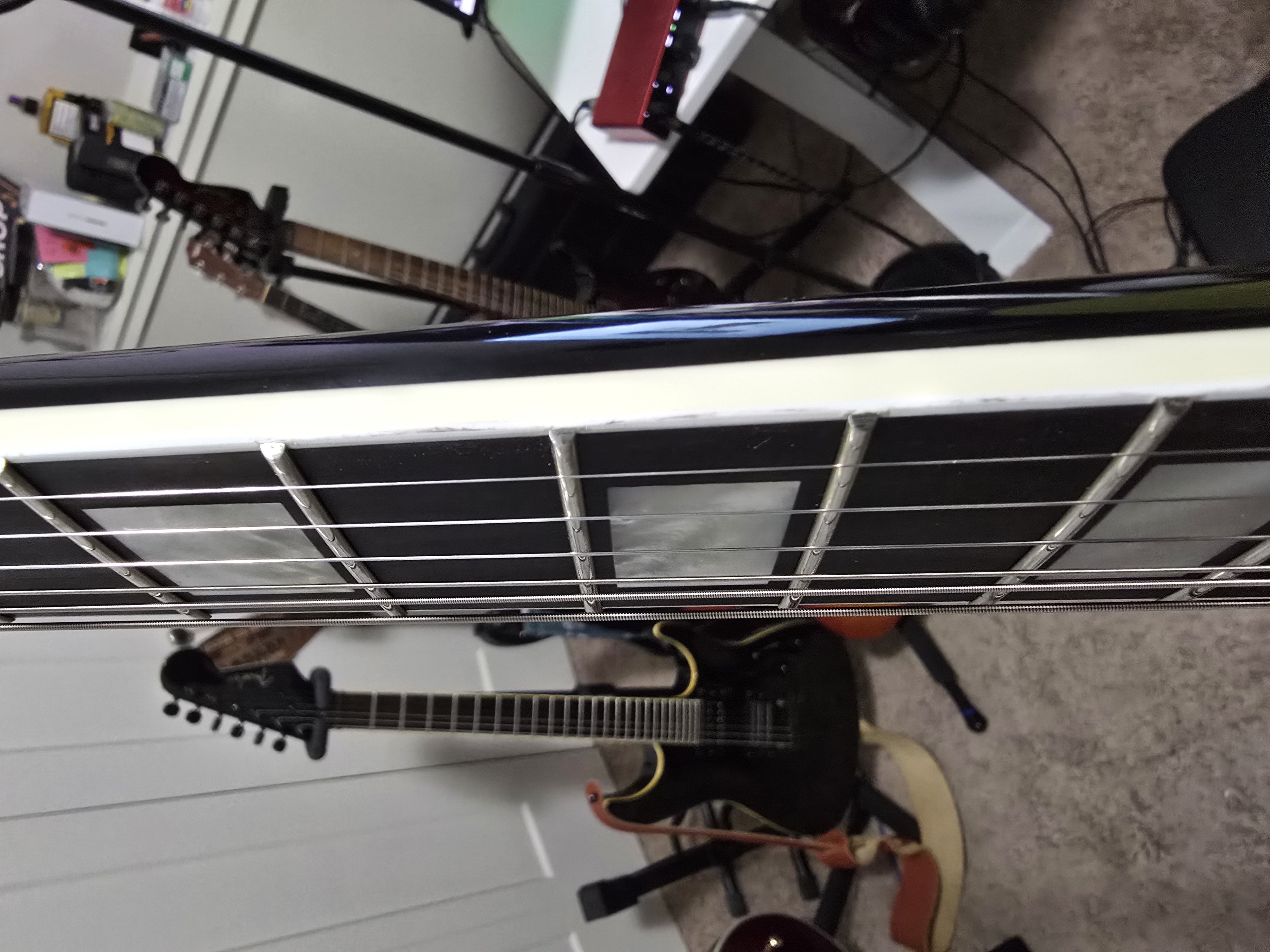 Epiphone Sweetwater Exclusive Epiphone Les Paul Custom Cobra Burst - Damage 3