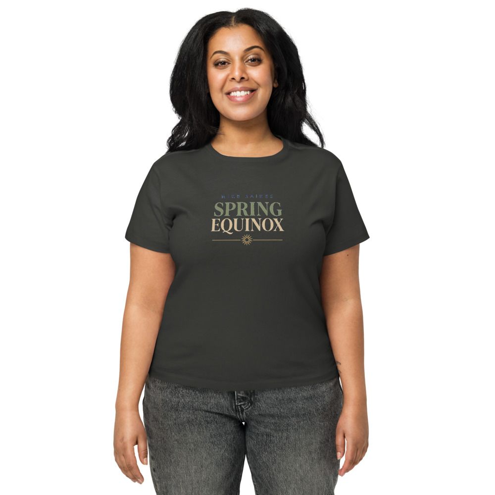Spring Equinox - Women's High-Waisted Tee | Cotton Heritage OW1086