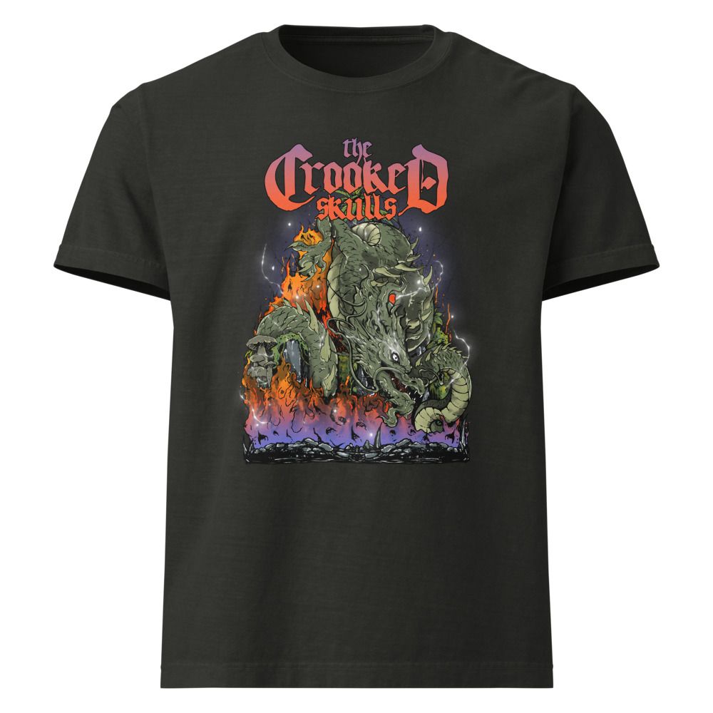 Unisex Oversized Garment-Dyed T-Shirt " The Weed Dragon "