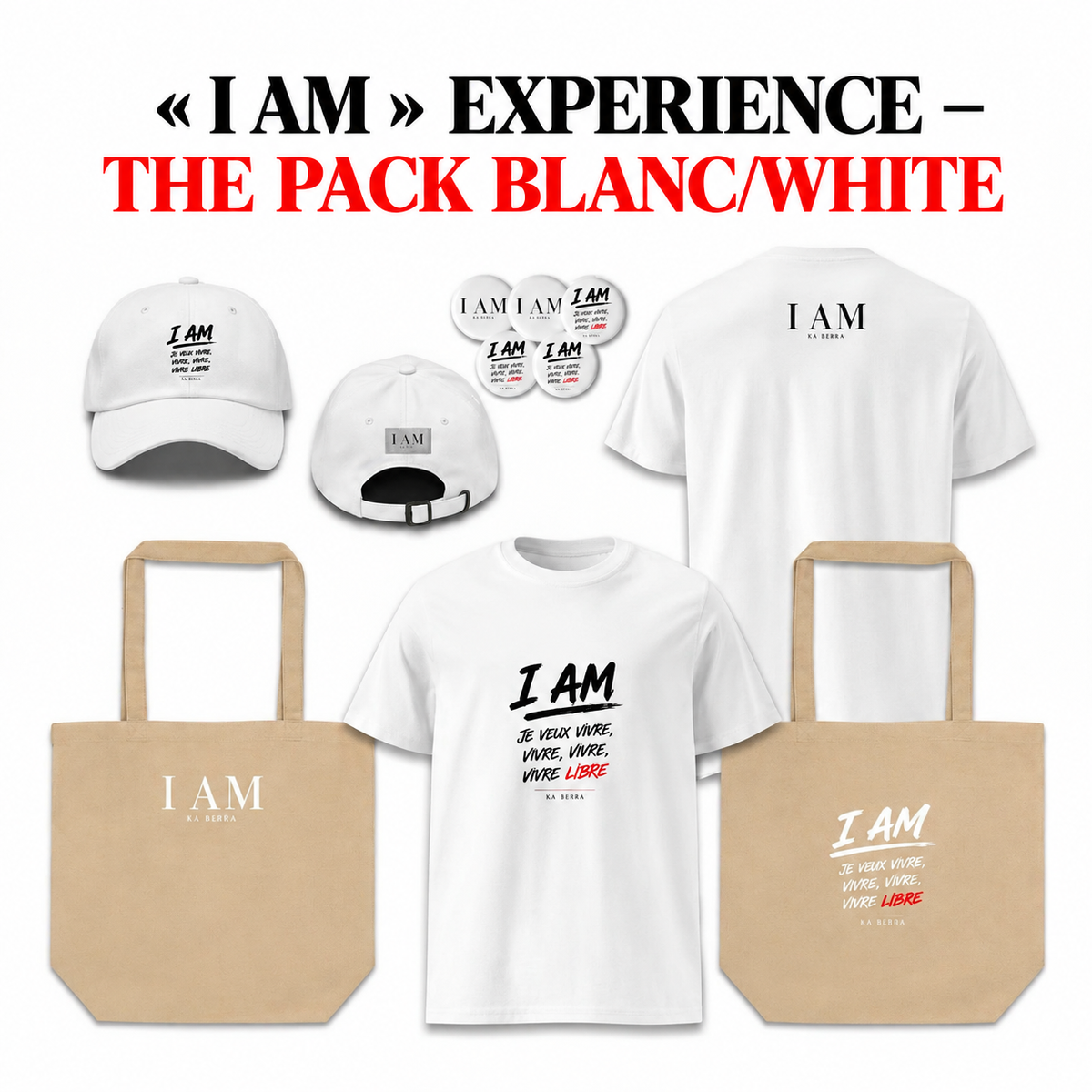 « I AM » EXPERIENCE – THE PACK BLANC/WHITE