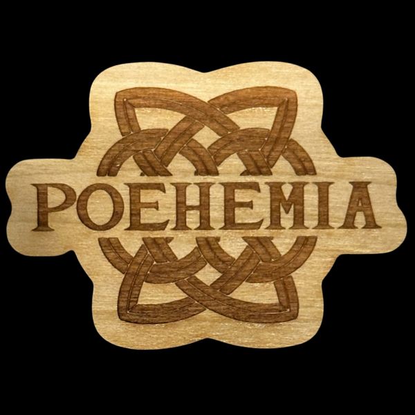 Engraved Wooden Pin