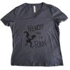 Batfrog Blue V-Neck (Ladies cut)