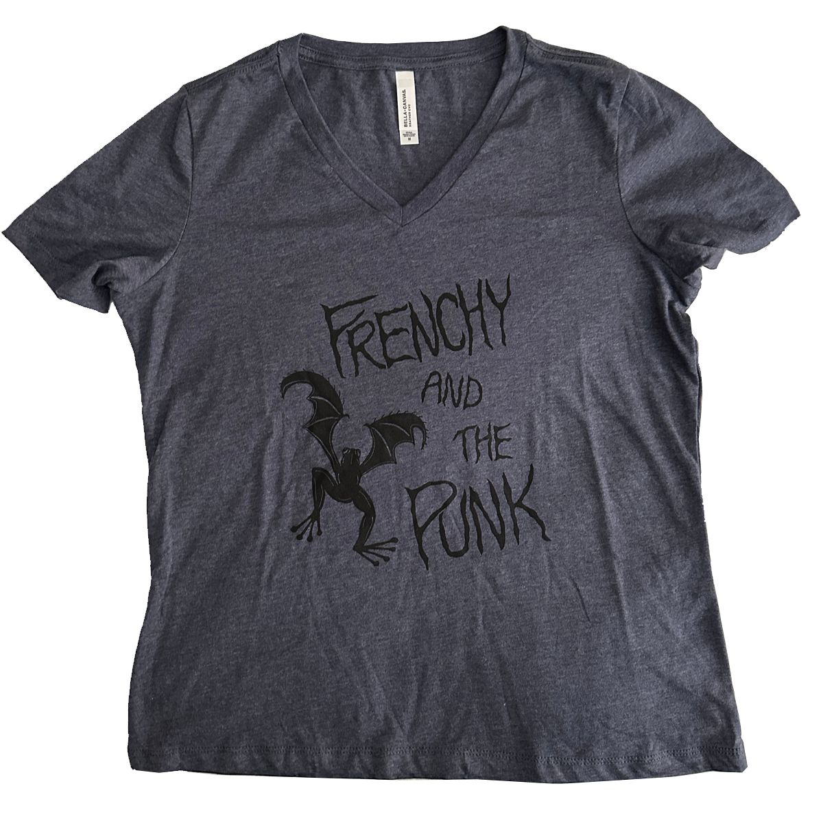 Batfrog Blue V-Neck (Ladies cut)