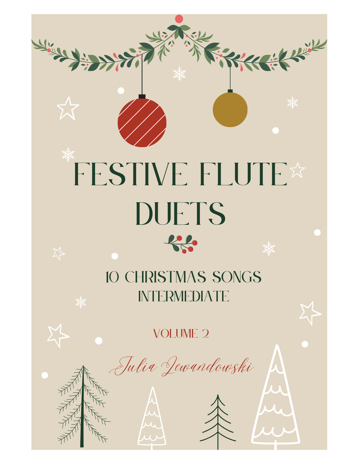 Festive Flute Duets, Intermediate, Vol. 2