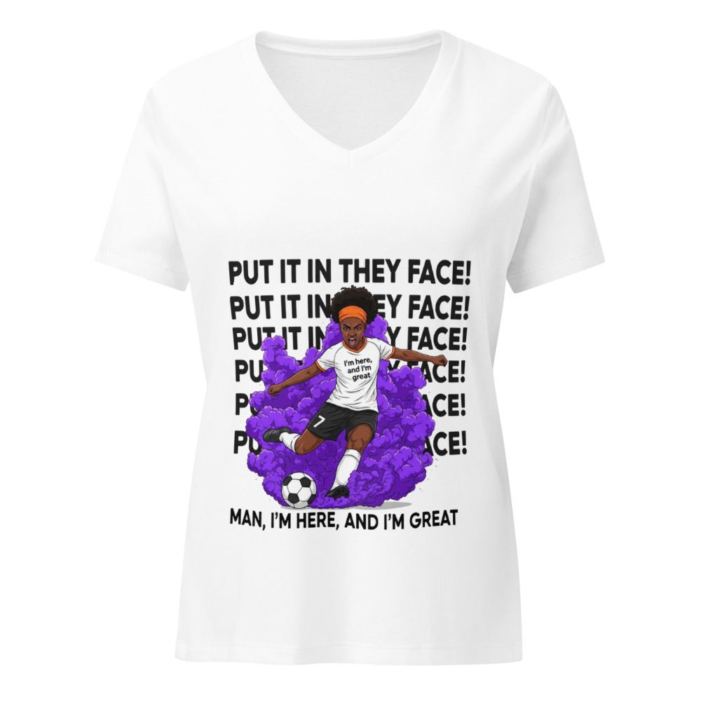 Women's Relaxed V-Neck T-Shirt | Bella Canvas 6405CVC