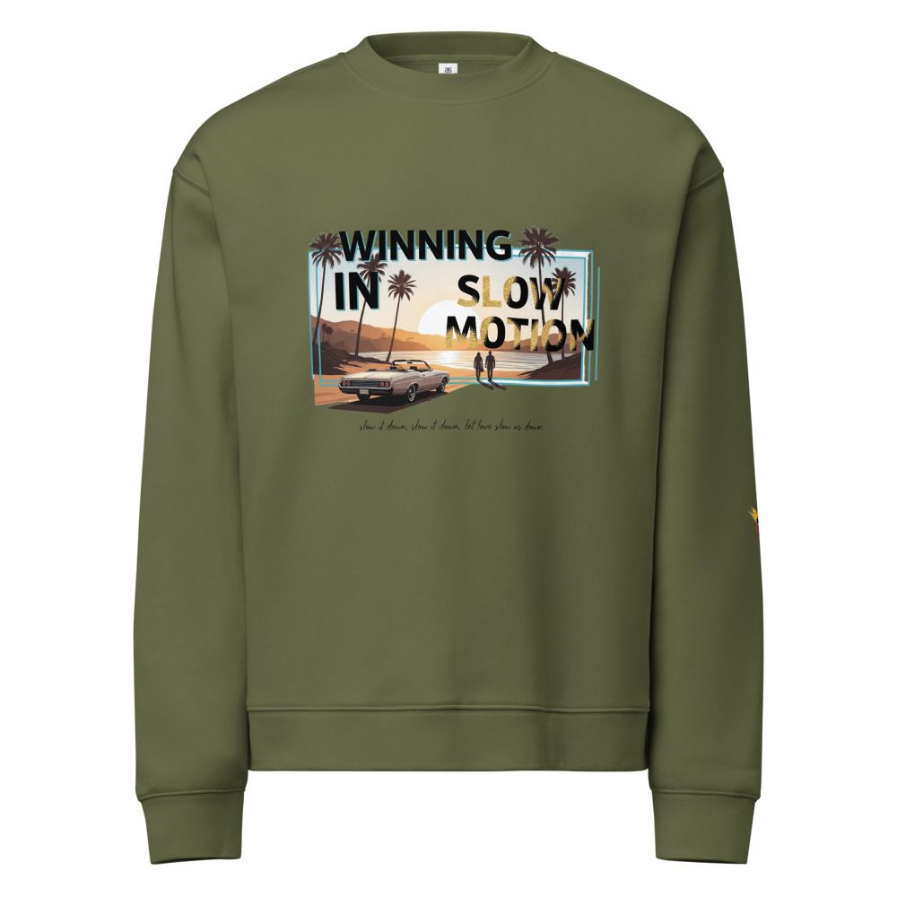 "Winning In Slow Motion" Crew Neck Sweatshirt