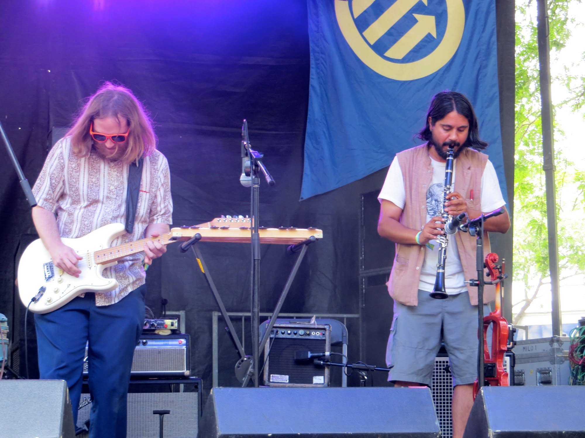 Olivia Tremor Control's Aj Griffen and John Fernandez at Pitchfork Music Festival