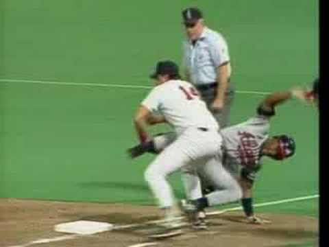 Kent Hrbek Ron Gant 1991 World Series