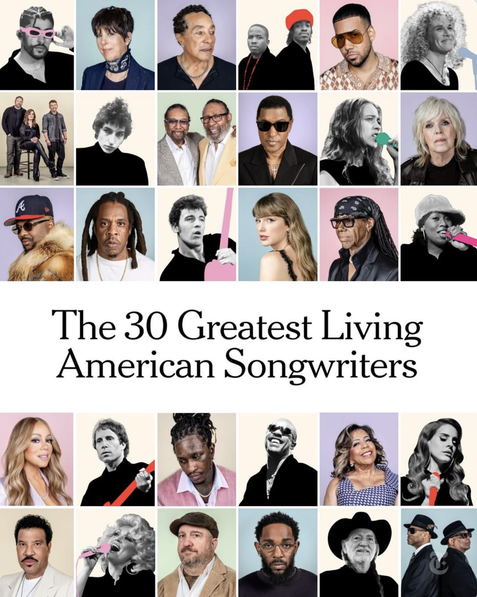 New York Times 30 Greatest Living American Songwriters