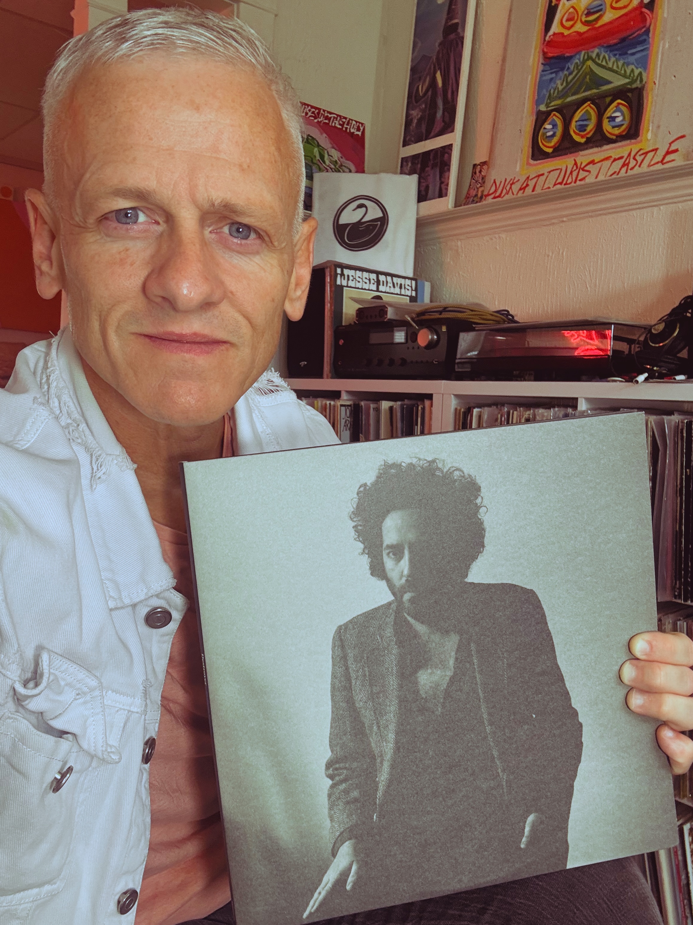 Patrick Tape Fleming holding a Destroyer Record