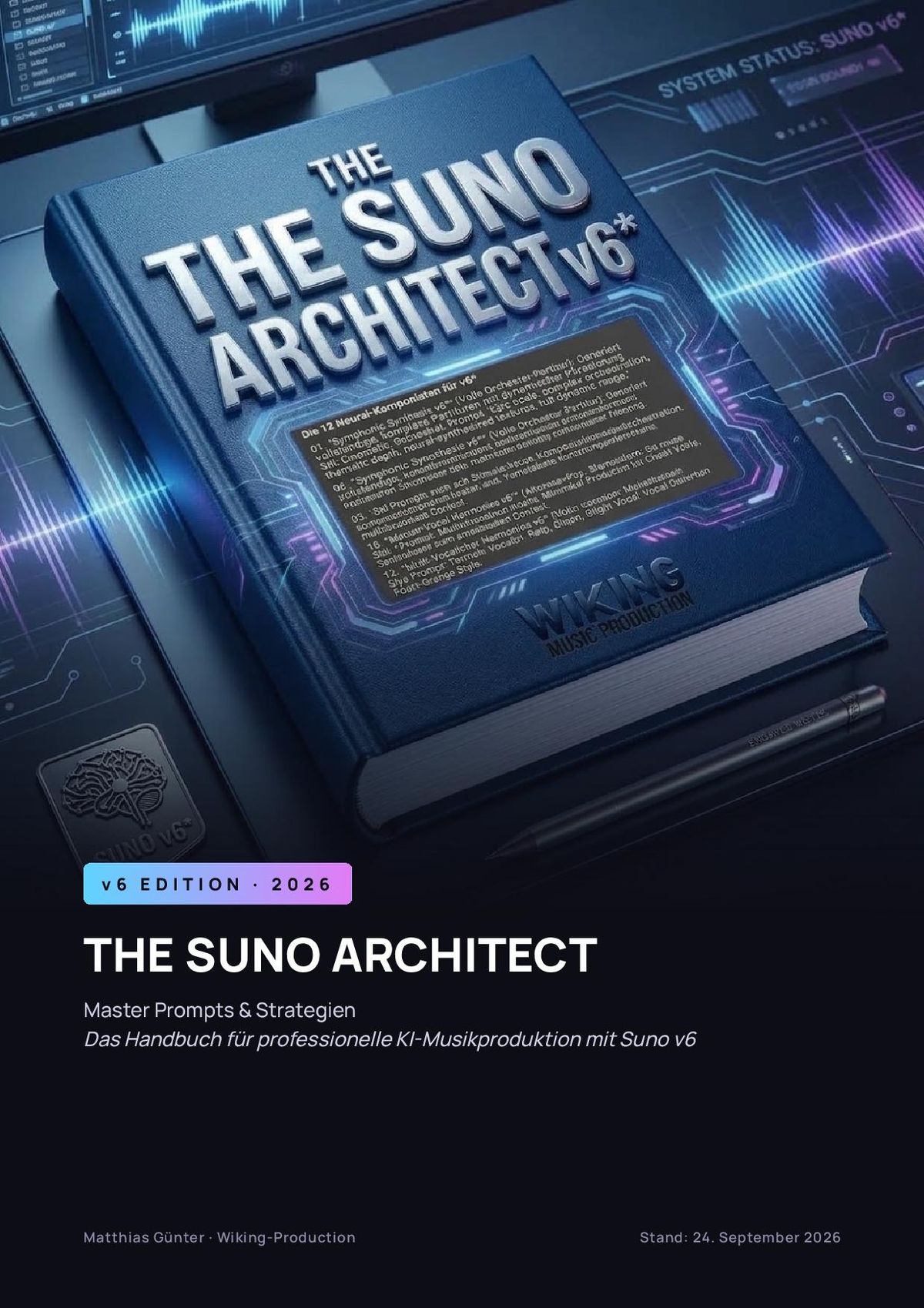 THE SUNO ARCHITECT · v6 Edition – E-Book (PDF, Deutsch)
