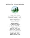 Adventure Beyond Wonder Poem