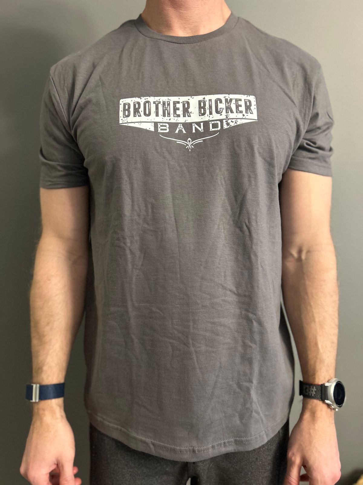 Men's Solid Grey Tshirt