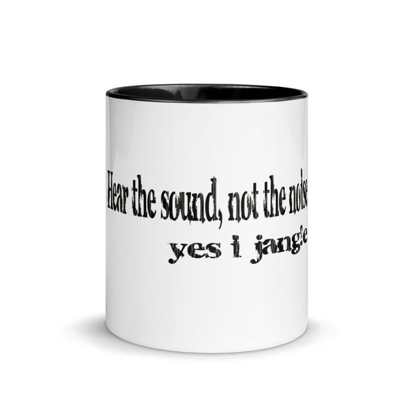 White Ceramic Mug with Color Inside