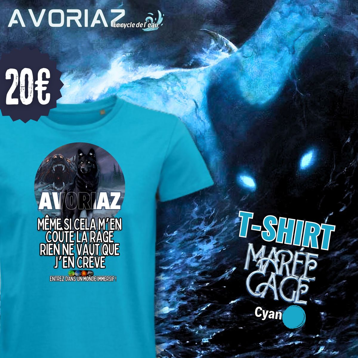 T-shirt "Marée cage"