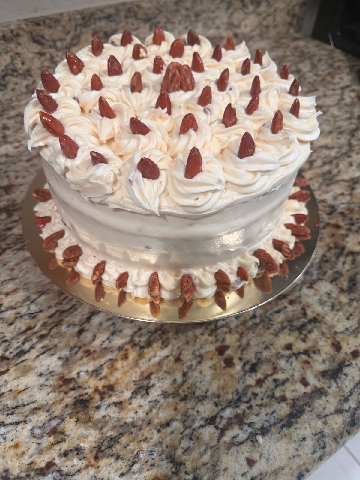 Pecan Praline Honey Cake
