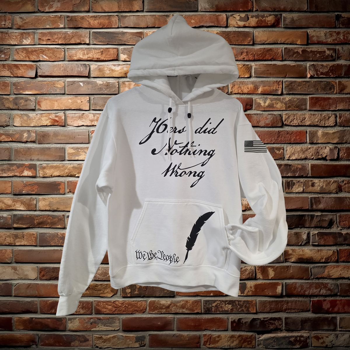 J6ers did Nothing Wrong - White Sweatshirt