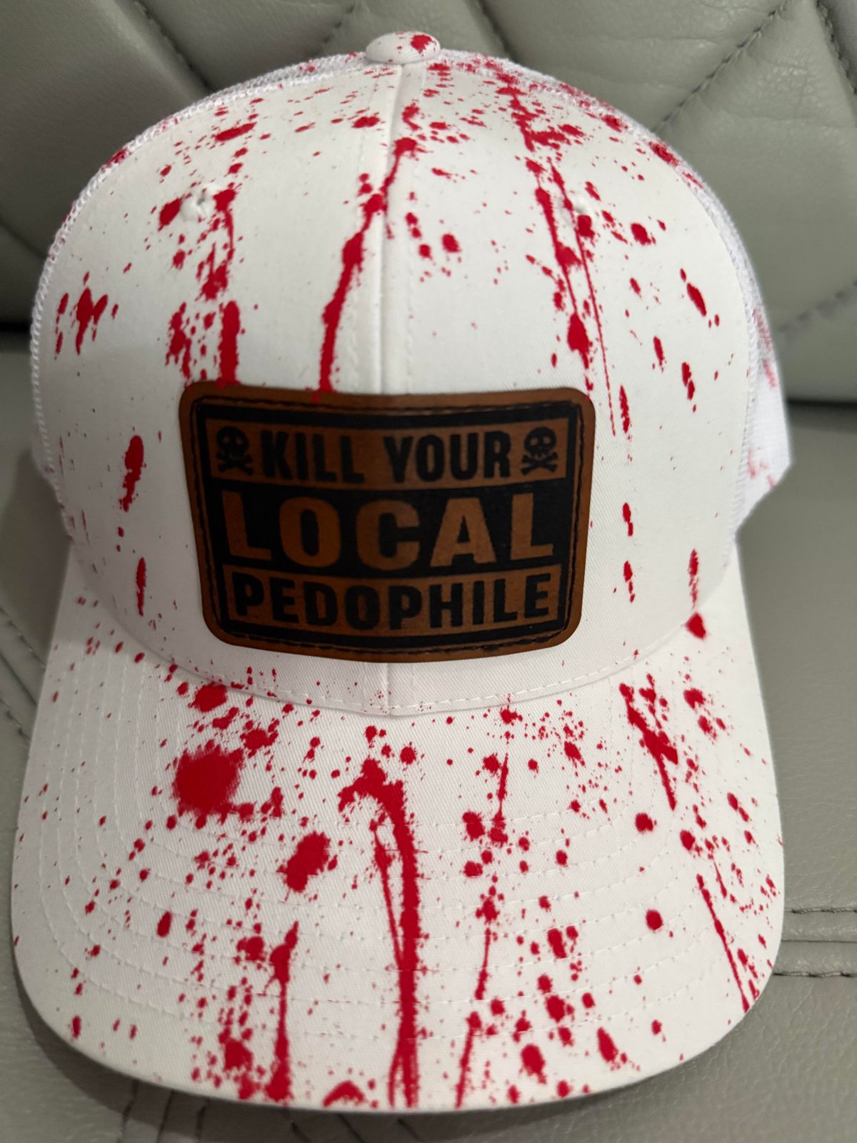 K*ll Your local Pedophile - Classic Retro Trucker Cap - Adjustable