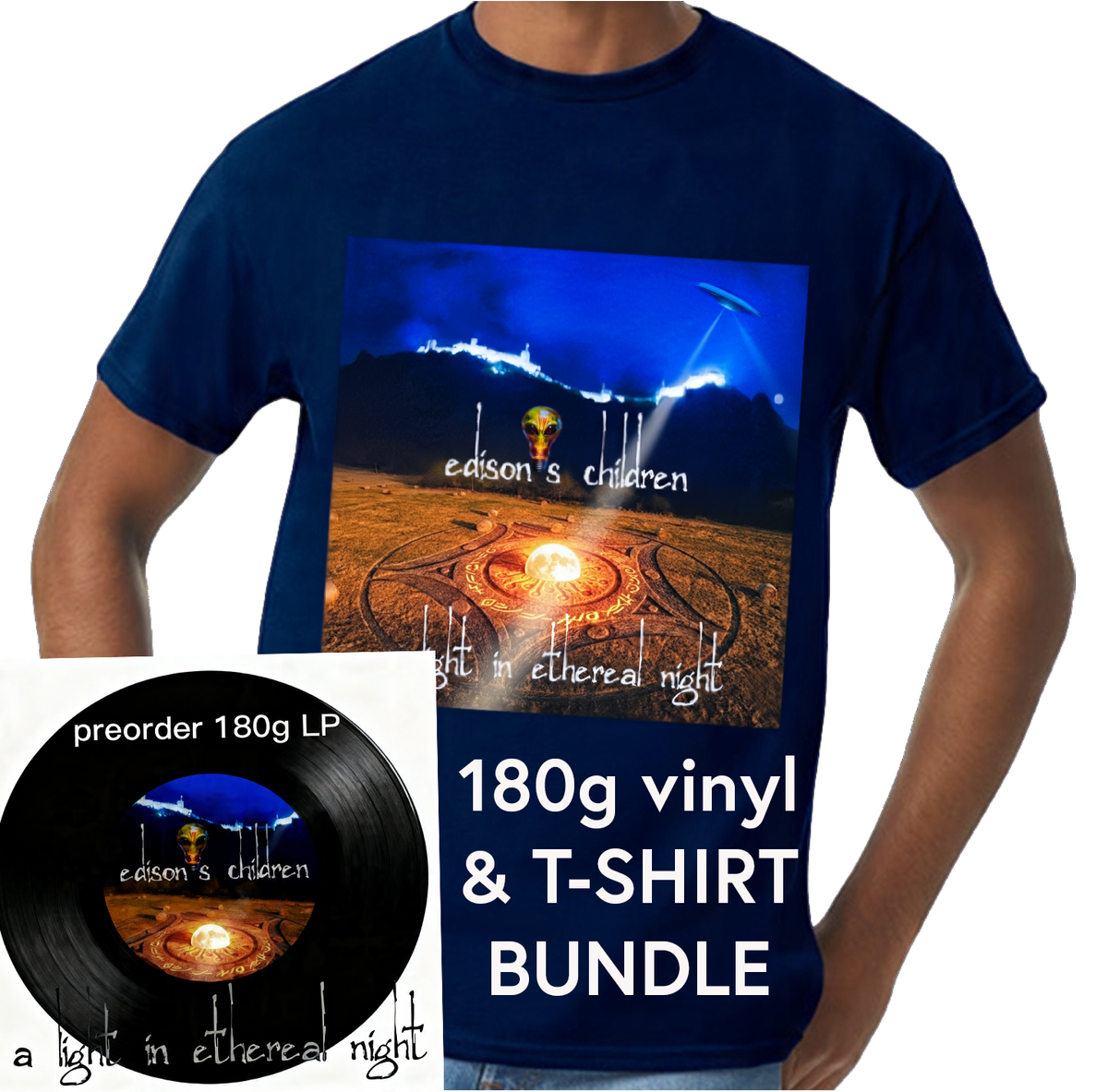 Edison's Children - A Light in Ethereal Night Bundle #3 (LP/T-Shirt)