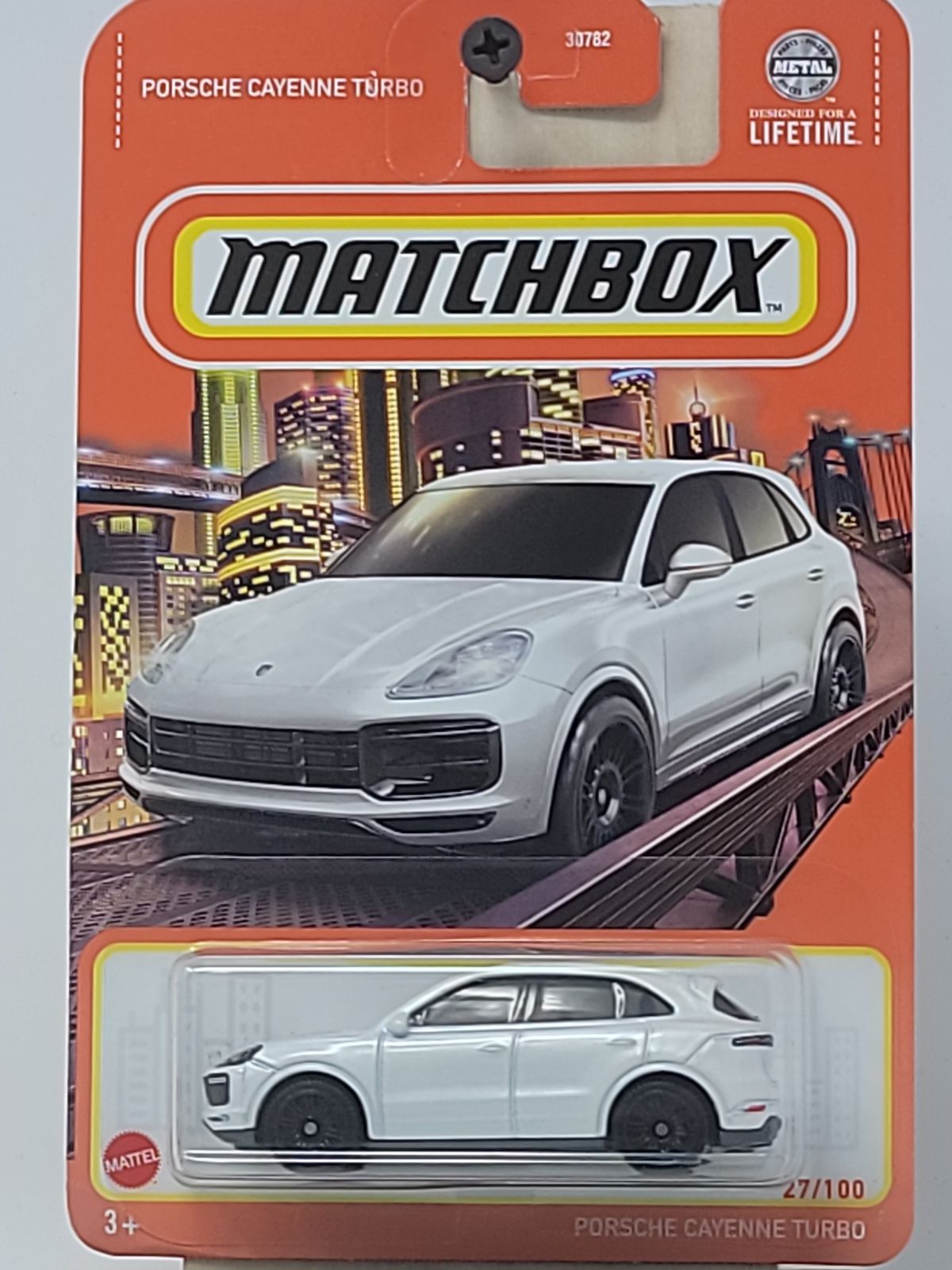 Matchbox Porsche Cayenne Turbo – White – 2024 Mainline – Factory Sealed
