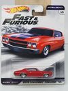 Hot Wheels Premium Fast & Furious 1970 Chevrolet Chevelle SS (¼ Mile Muscle 1/5) RED