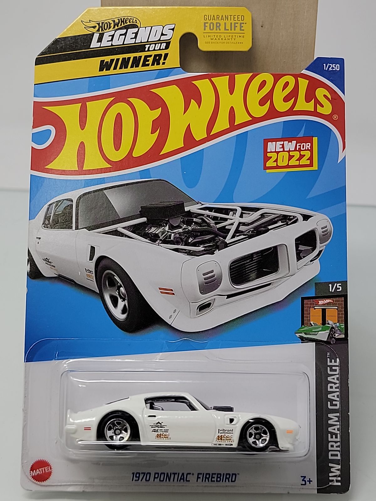 HOT WHEELS 1970 PONTIAC FIREBIRD – LEGENDS TOUR WINNER | HW DREAM GARAGE | 1/250