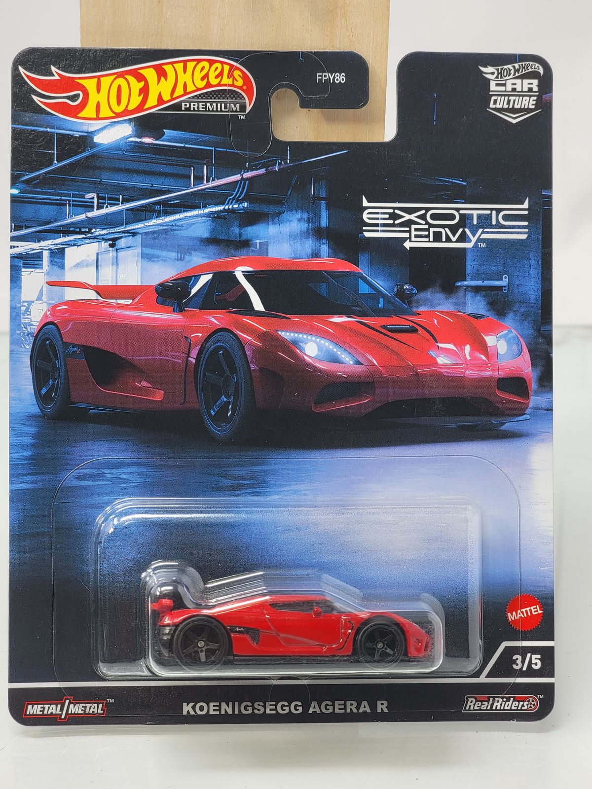 Hot Wheels Premium Car Culture Koenigsegg Agera R (Exotic Envy 3/5)