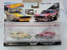 HOT WHEELS PREMIUM CAR CULTURE PLYMOUTH FUNNY CARS – ’72 CUDA FC & DUSTER (REAL RIDERS)